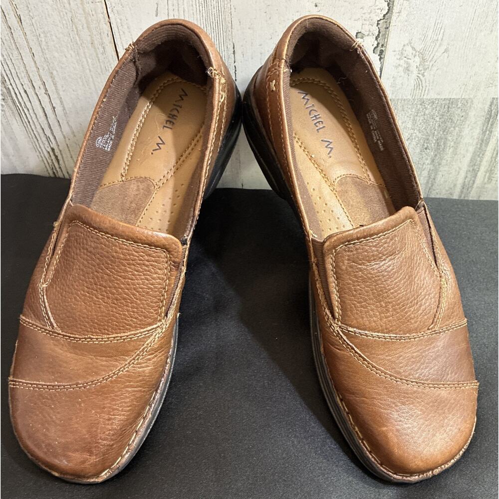 Women’s Sz 10 M Michel M. Kenya Leather Clog